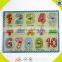 wholesale educational wooden numbers puzzle toy math teaching aid kids wooden numbers puzzle toy top baby jigsaw W14B026