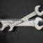 Anti corrosion 304 stainless steel 4001b non magnetic double open end wrench spanner