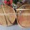 Environmental bamboo basket with handle