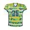 Custom american football uniforms/sublimation american football jerseys 100%polyester spandex