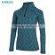 Outdoor half zipper custom sport new pattern t-shirts,long sleeve tshirt