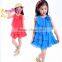 wholesales korea ball gown big flower dress up girls dresses girl