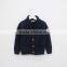 Fashion Lapel Collar Baby Boys Pattern Knitwear Cotton Children Cardigan Knitwear