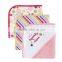 Trade Assurance Applique Cotton Terry Swaddle Baby Blanket With Embroider-elephant