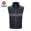 Mens Fashion Down Vest Nylon Sleeveless Down Coat Comfortable Body Warmer