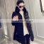 Women's long section of Rex Rabbit Fur Collar down Jacket thicken coat Down Jackets for Winters