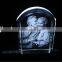Couple pic 2D laser engraving crystal