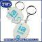 Cheap Custom Fashion Promotional rubber silicone Keychain for wholesale