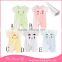Striped Short Sleeved Cute Cartoon Latest Design Baby Romper For Selling