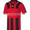 2017 High quality club strip polyester sublimation men's balck o neck barcelona soccer jersey