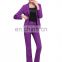 Kangyi Lapel Collar Purple Pant Suit Workwear Long Sleeve Business Office Lady Coat Pant Suit