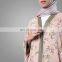 2017 Printing muslim women front open abaya islamic cardigan fashion kimono abaya