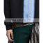 fancy zip up bomber varsity jackets with ribbed collar