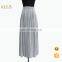 Women Hot Sale Casual Long Pleated Knit Maxi Skirt