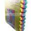 China Factory 3cm thicknesse red and blue T pattern eva foam low carbon taekwondo mat