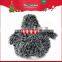 grey christmas penguin with red and white dress cartoon characters