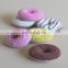 Crochet donuts ,knitted food pattern, donut-souvenir