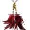 2017 the new fashion Europe and the Bohemian sweater Accessories national style pendant long feathers necklace