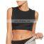 custom fashion blank yoga fitness t-shirt new design zipper t shirt