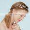 Wedding Hair Jewelry Accessories Crystal Pearl Bridal Hair Vine Dainty Leaf Charm Headband Wedding prom party Baby's Headpiece