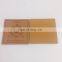 Custom sewn on embossed pu leather patch label with laser cut for clothes