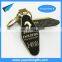 Cheap Round custom soft enamel keychains with 30mm keyrings