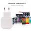2017 NEW 5V 3.1A/3.4A Wall Type 2 Port USB Power charger for travel