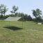 Outdoor deep Green silver coated waterproof tarp sun shelter