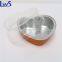 Heart Shaped Foil Heart Pan With Plastic Lid