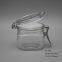 wide mouth 200ml 200g square empty plastic cosmetic packaging jar and bottle with rubber seal for skin care cream