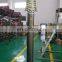 8m 50kg inner cable telescopic mast for 500W 12-48V Wind Turbines