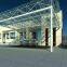 For Workshops Structural Steel Canopy Q345b Steel