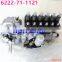 excavator spare parts, excavator PC300-5 fuel injection pump 6222-71-1121,191000-7561 191000-75610