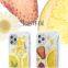 Natural real fruit phone case for iphone mobile cover