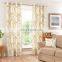 Hot sale Eyelet flower printed Window Curtain for Christmas