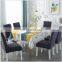 Factory hot sell dining  room waterproof stretch velvet chair covers