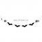 Halloween home decoration Bat Spider pumpkin design Flag Wall party supplies