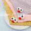 New cotton dual-use scarf cute cats and dogs bandana pet saliva towel