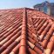 Red Clay Barrel &Bent Round Roof Tiles /Terracotta Barrel Roof Tiles