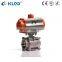 Q611F series 3 pieces air actuator thread connection pneumatic ball valve