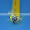 Double sheath ROV cable with 6 single mode optica fiber and pipe tube neutral buoyancy tether