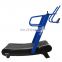 OEM Manufacture gym equipment Non-motorized woodway mechanical treadmill Self-generated Curved treadmill & air runner  equipment