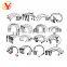 HYS High Quality Engine Parts Ignition Wires Set Spark Plug Wire Set Ignition Cable for Toyota Lexus Nissan Honda Hyundai