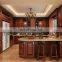 Factory price wood color melamine kitchen cabinet with granite counter top