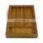 K&B bamboo expandable kitchen drawer tray adjustable cutlery bamboo drawer organizer