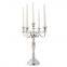 wedding gold hurricane glass center flower bowl candelabra