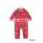 Top Rated Plaid Custom Dog Ladies Wholesale Kids Cotton Family Matching Christmas Pajamas