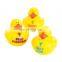 China Toy Manufacture funny plush Big Yellow Rubber Bath Duck soft Toys for baby