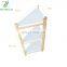 Bamboo Triangle Standing Shelf 3-Tier Storage Shelf In Bathroom