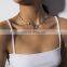 Stainless Steel Gold Jewelry Choker Butterfly Necklace